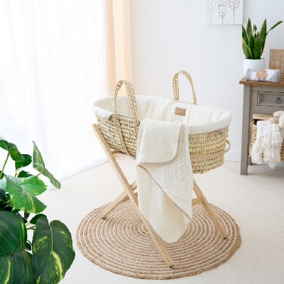 Clair De Lune Organic Noah Pods & Moses Baskets